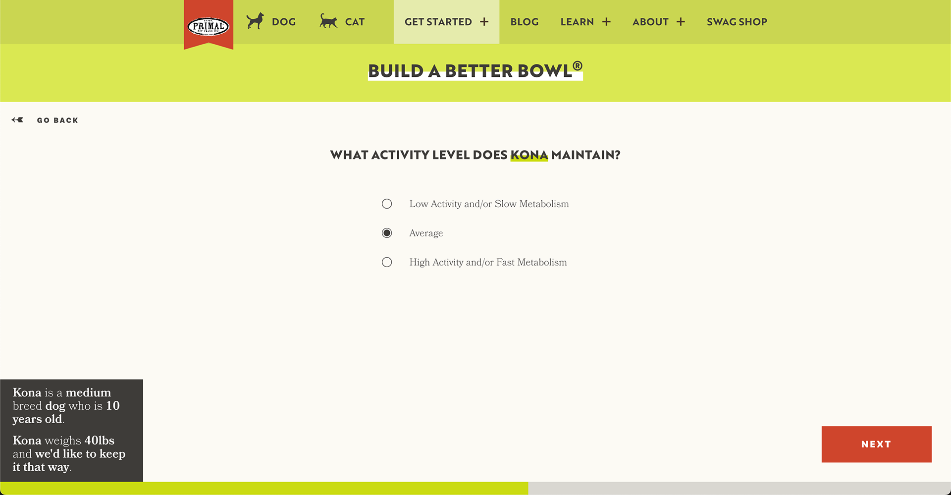 Activity Level