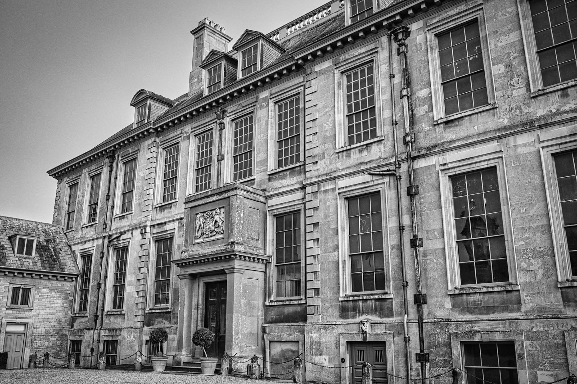 Belton House Black and White
