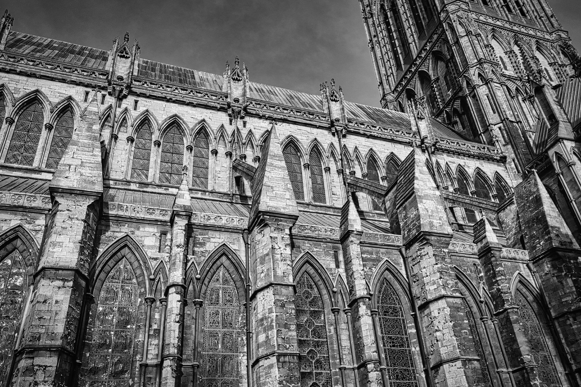 Lincoln Cathedral B&amp;W