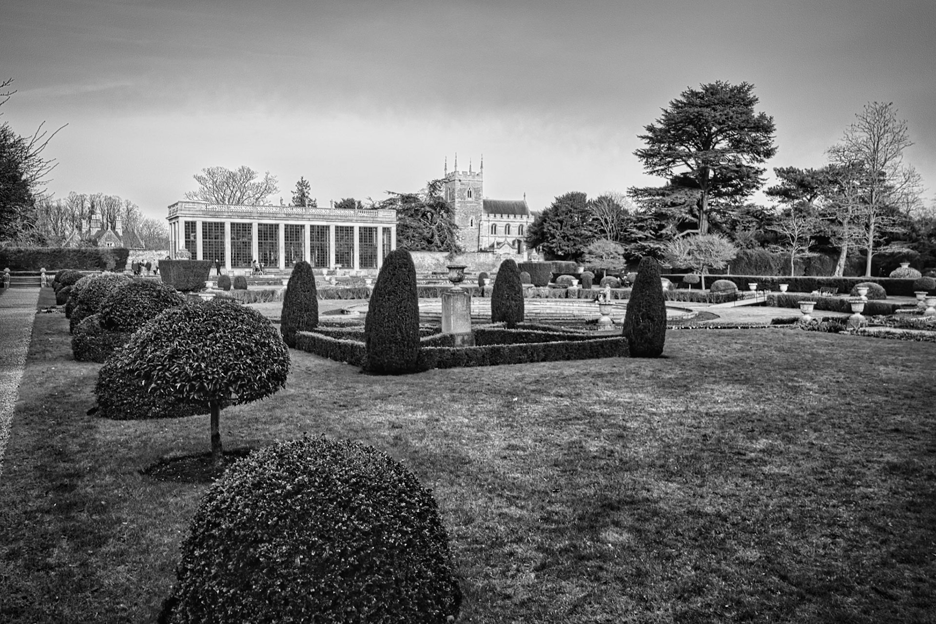 Belton House Black and White
