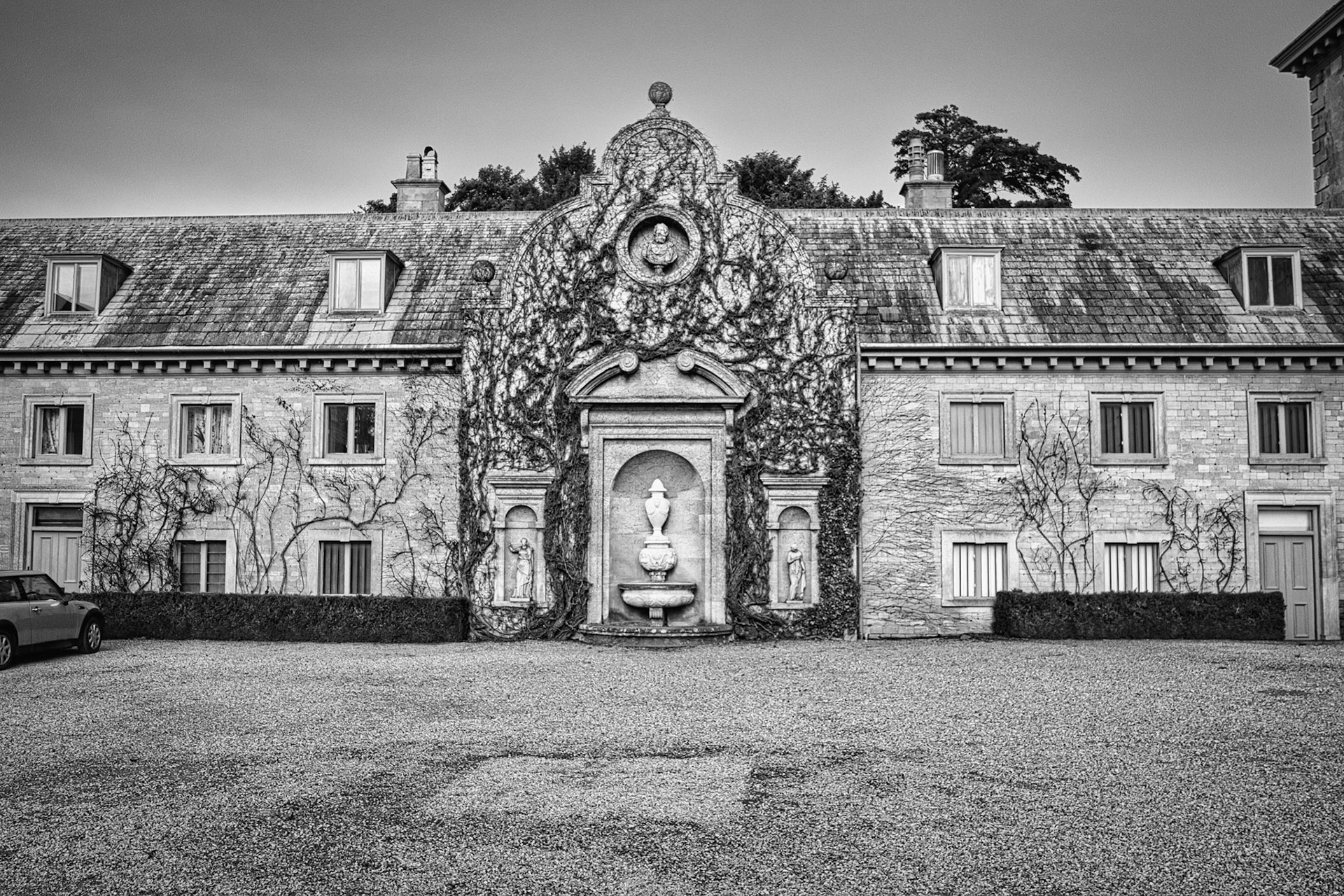 Belton House Black and White