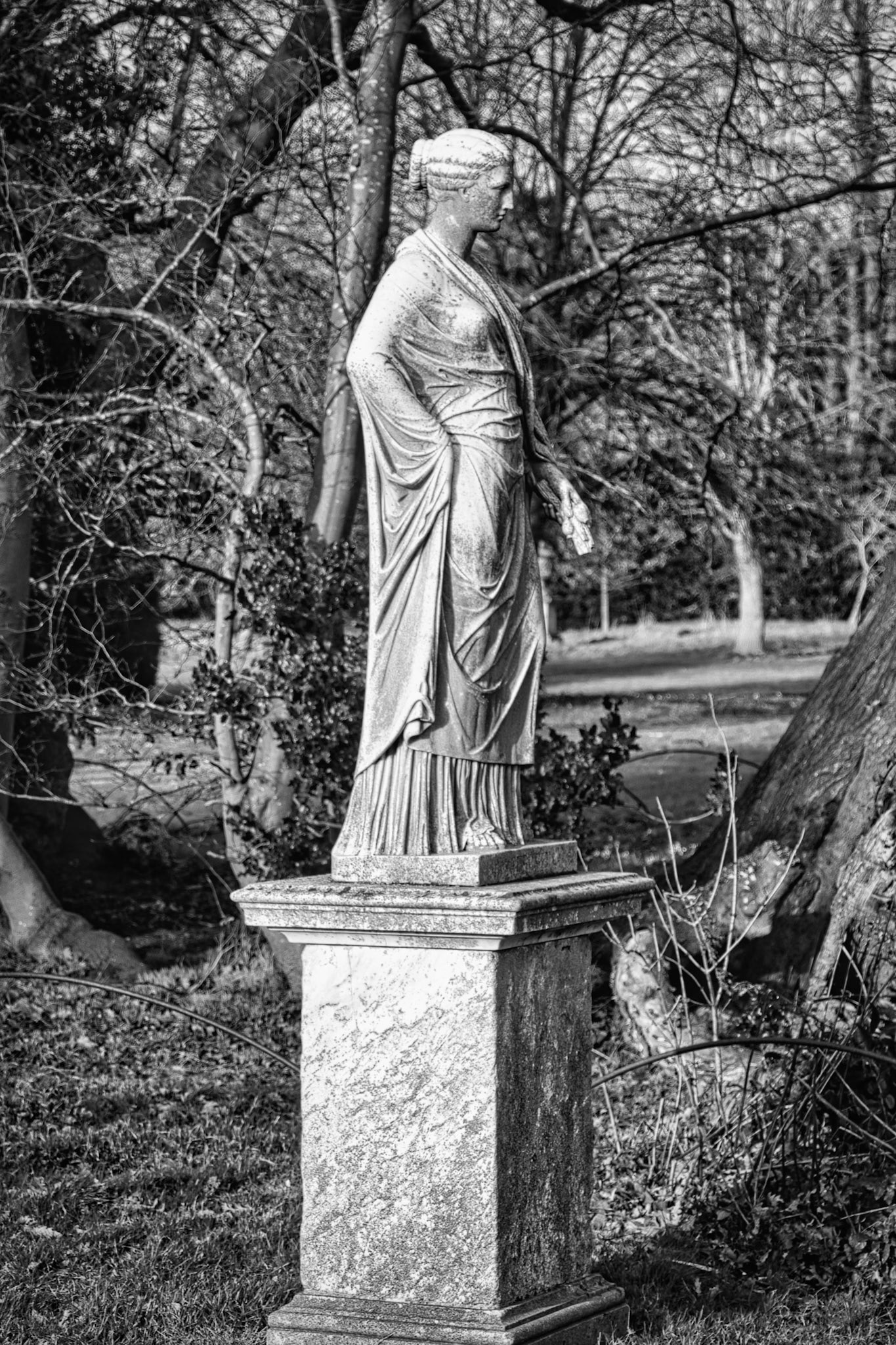 Belton House Black and White