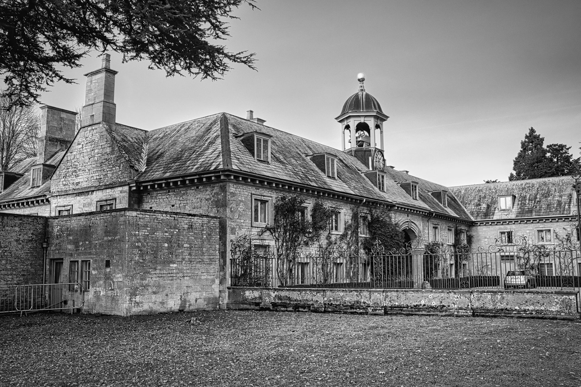 Belton House Black and White