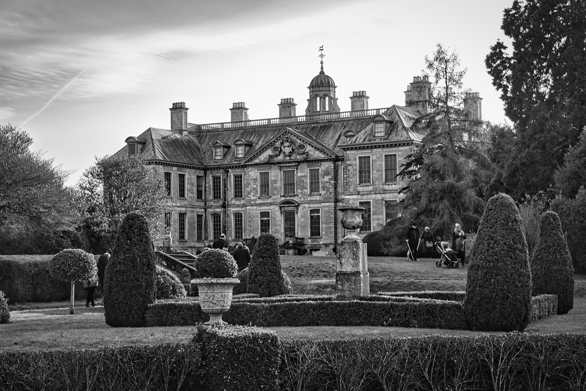 Belton House Black and White