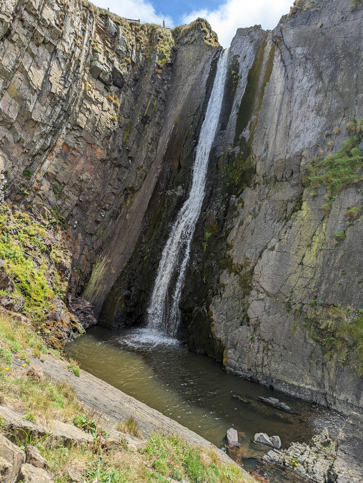 Speke's Mill Mouth Waterfall
