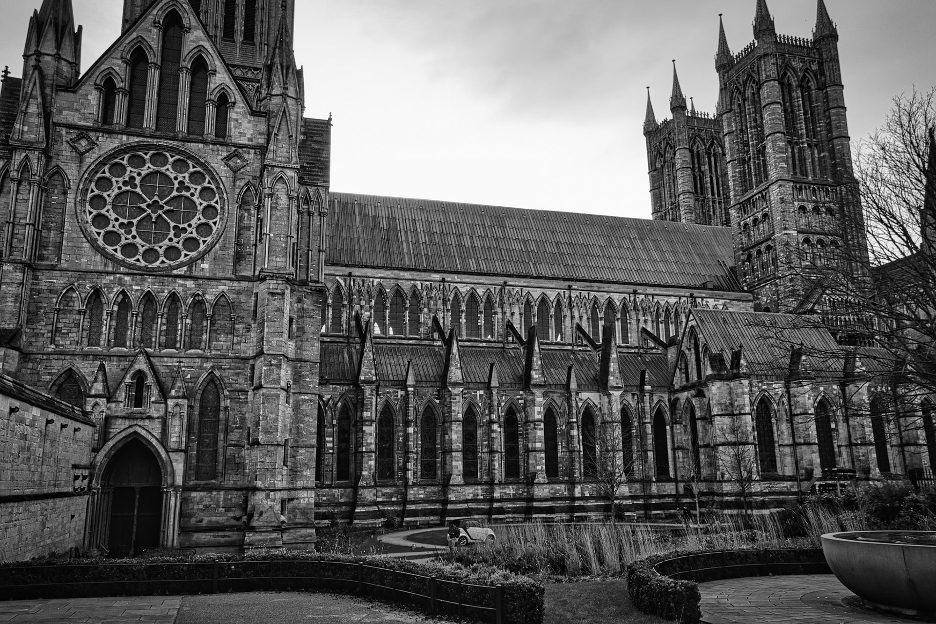 Lincoln Cathedral B&amp;W