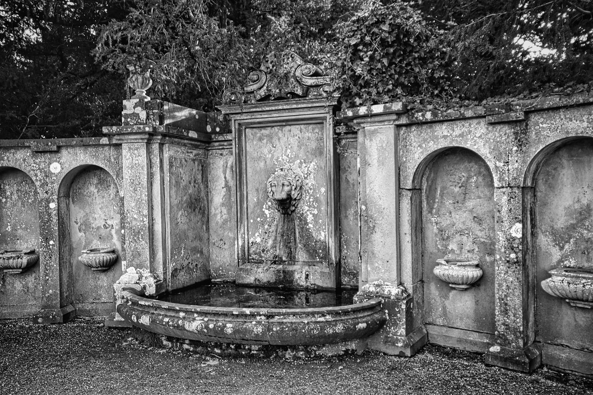 Belton House Black and White