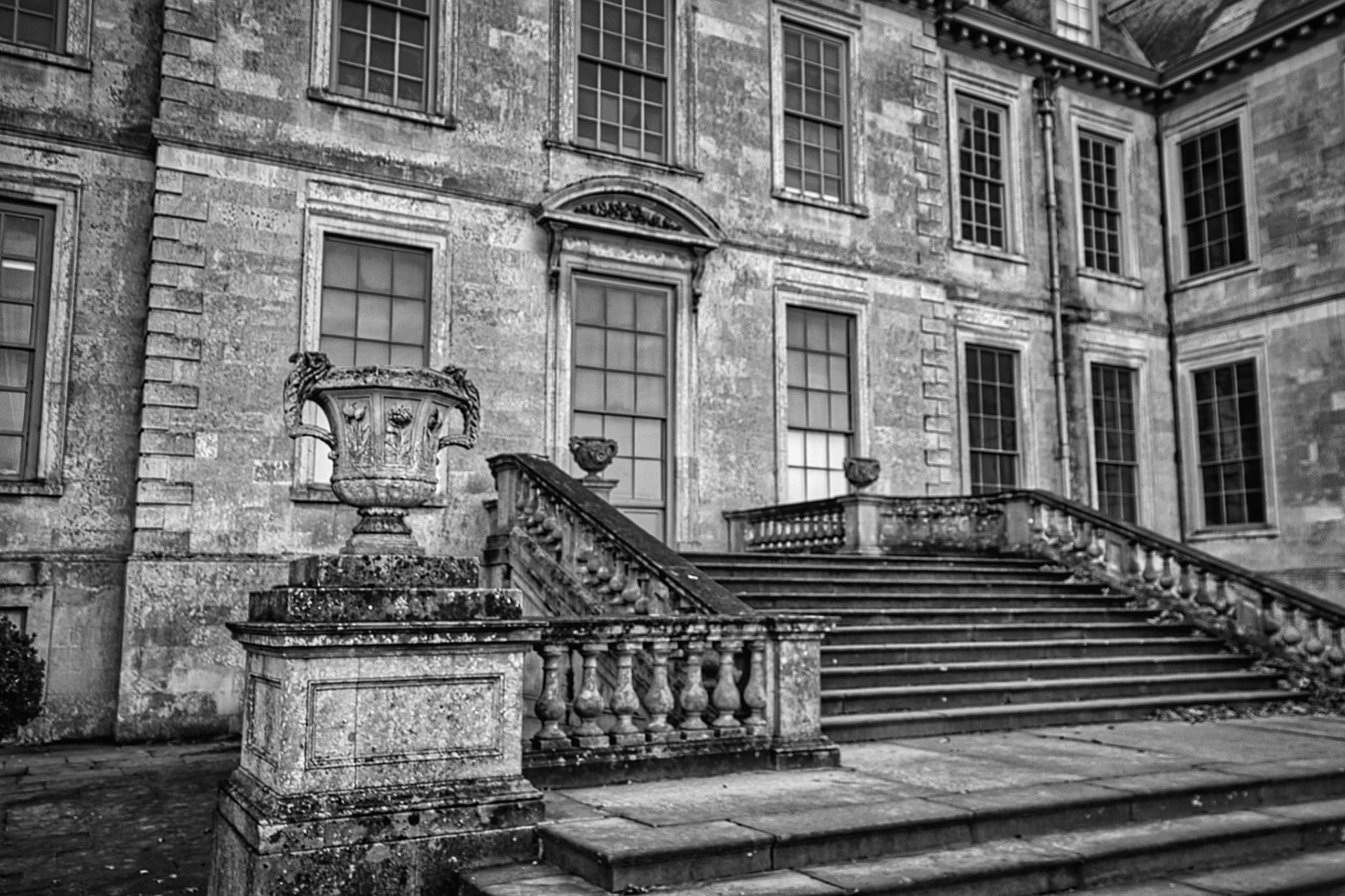 Belton House Black and White