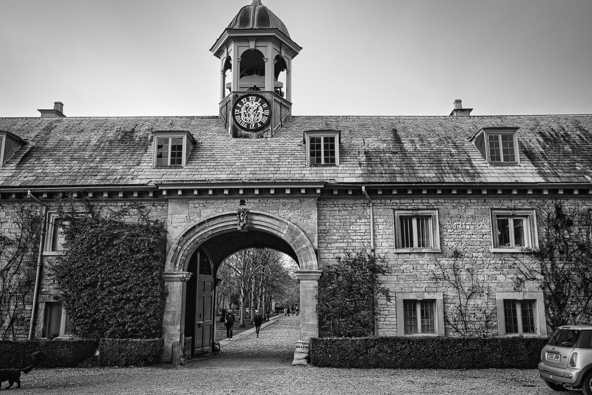 Belton House Black and White
