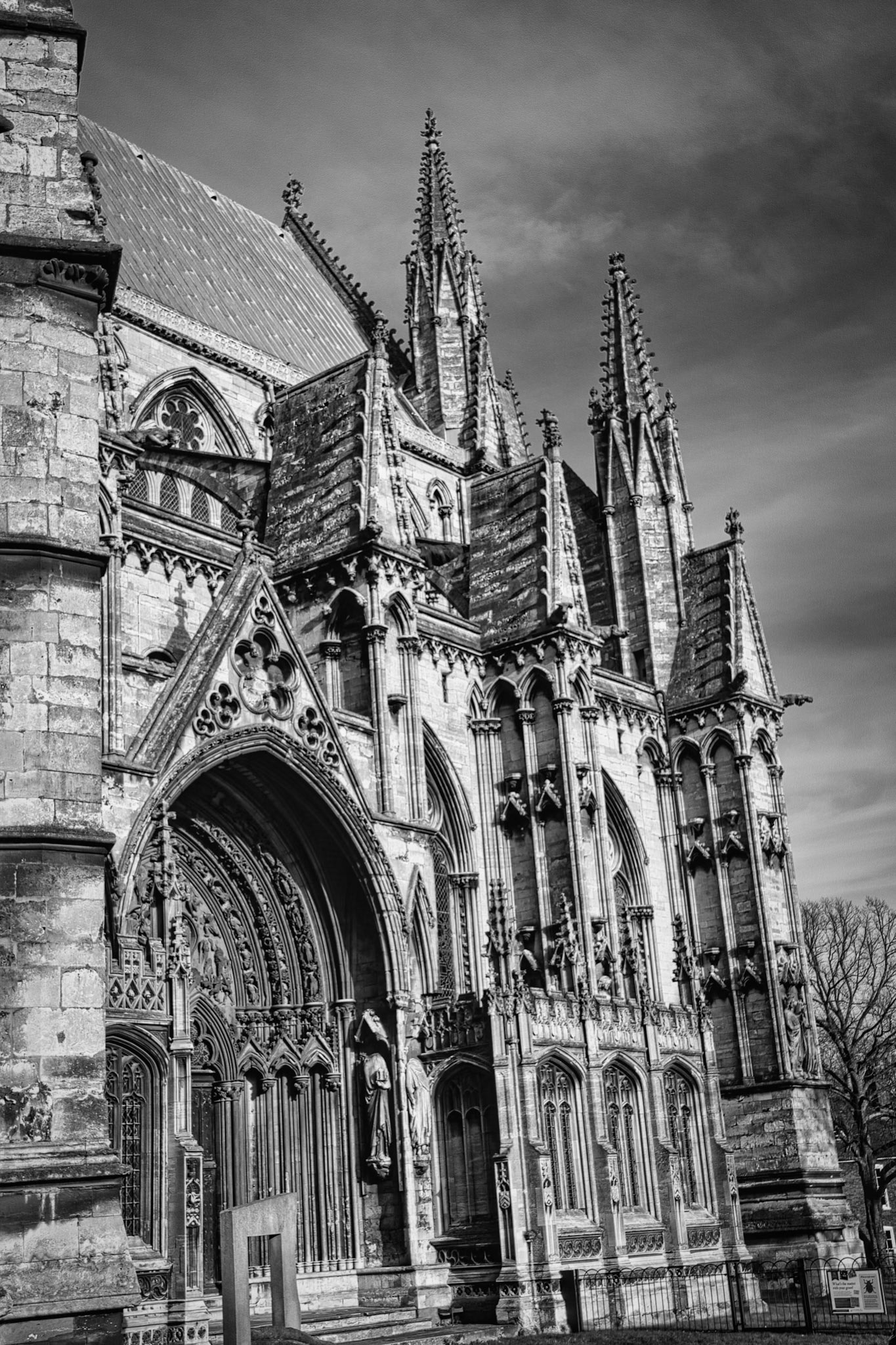 Lincoln Cathedral B&amp;W