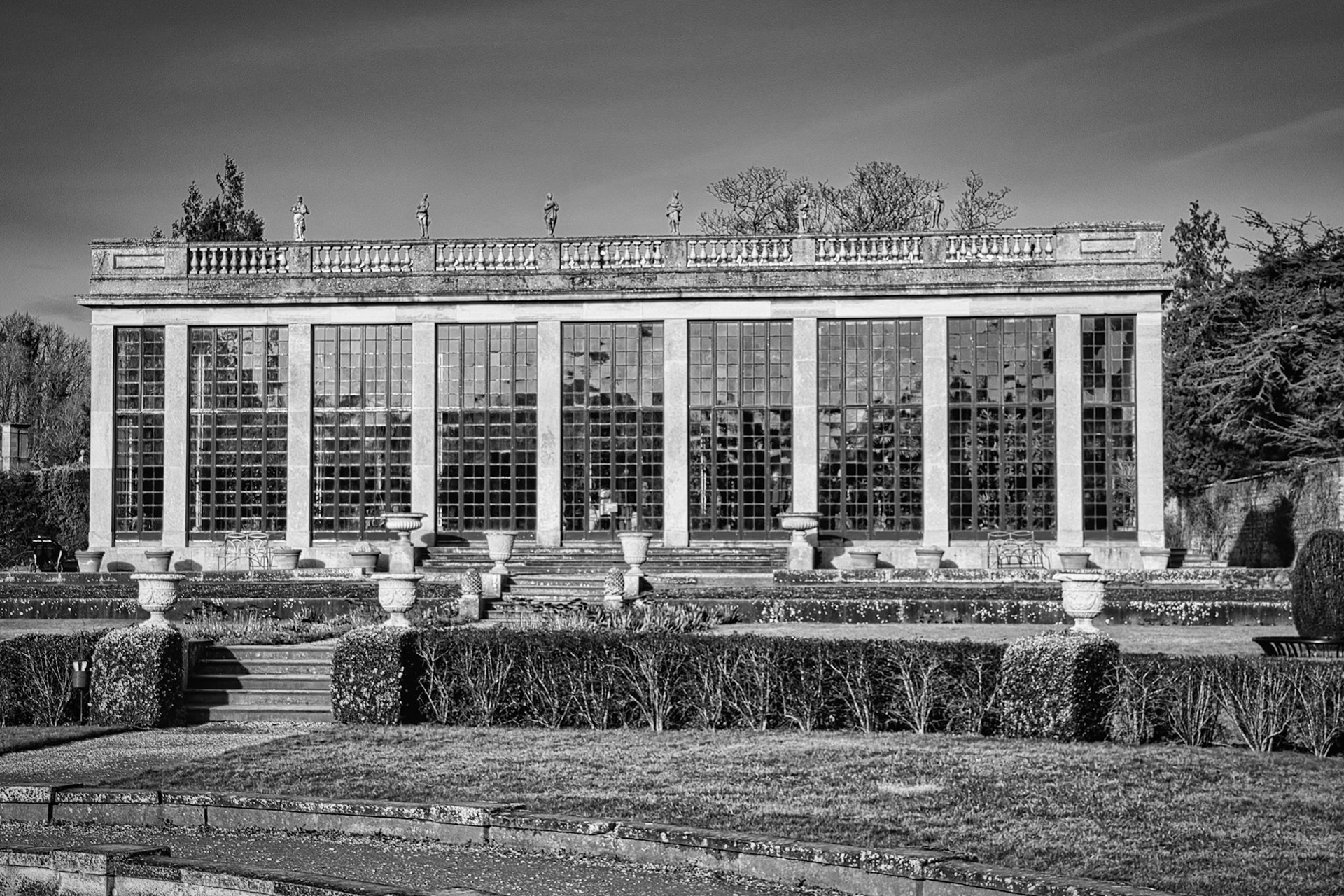 Belton House Black and White