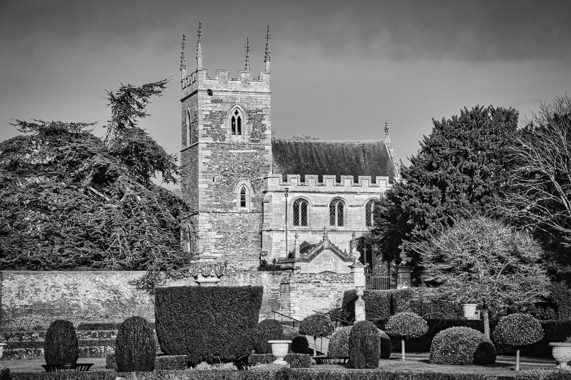Belton House Black and White