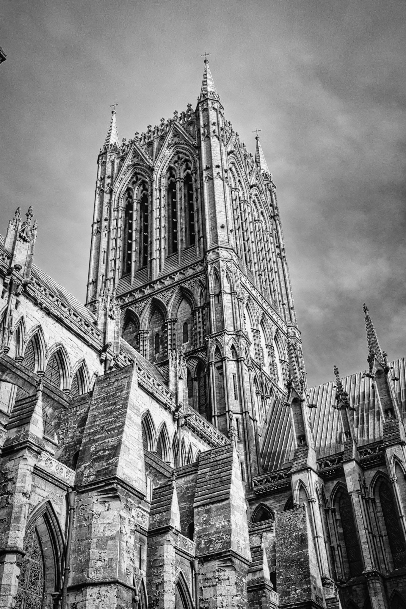 Lincoln Cathedral B&amp;W