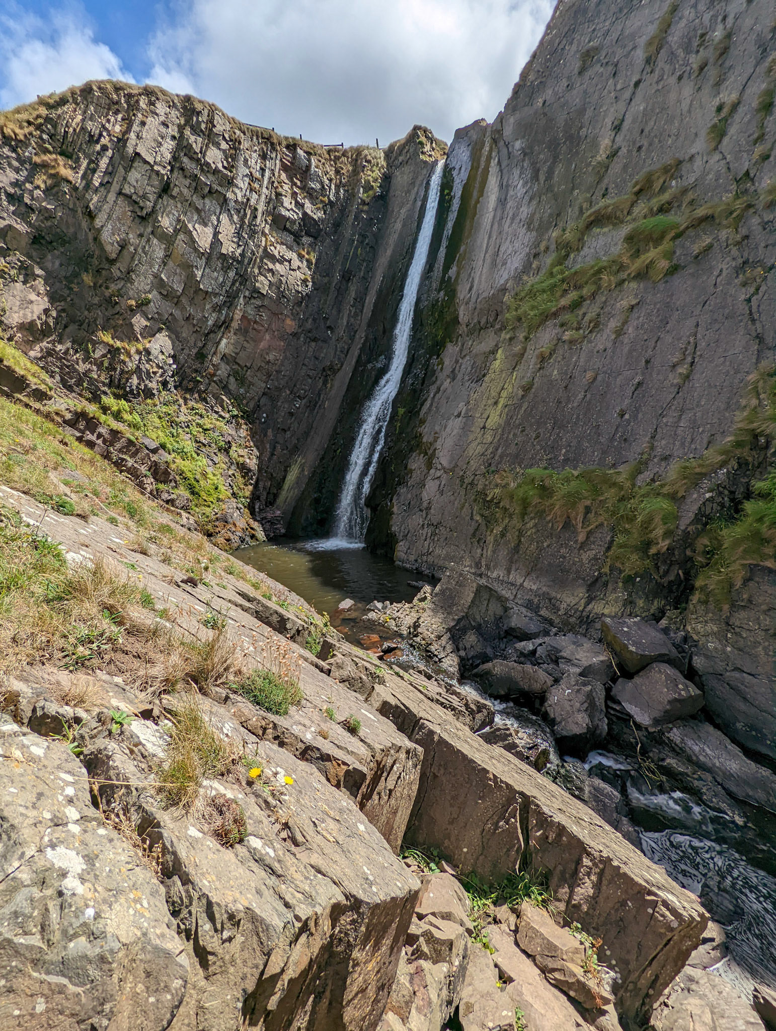 Speke's Mill Mouth Waterfall