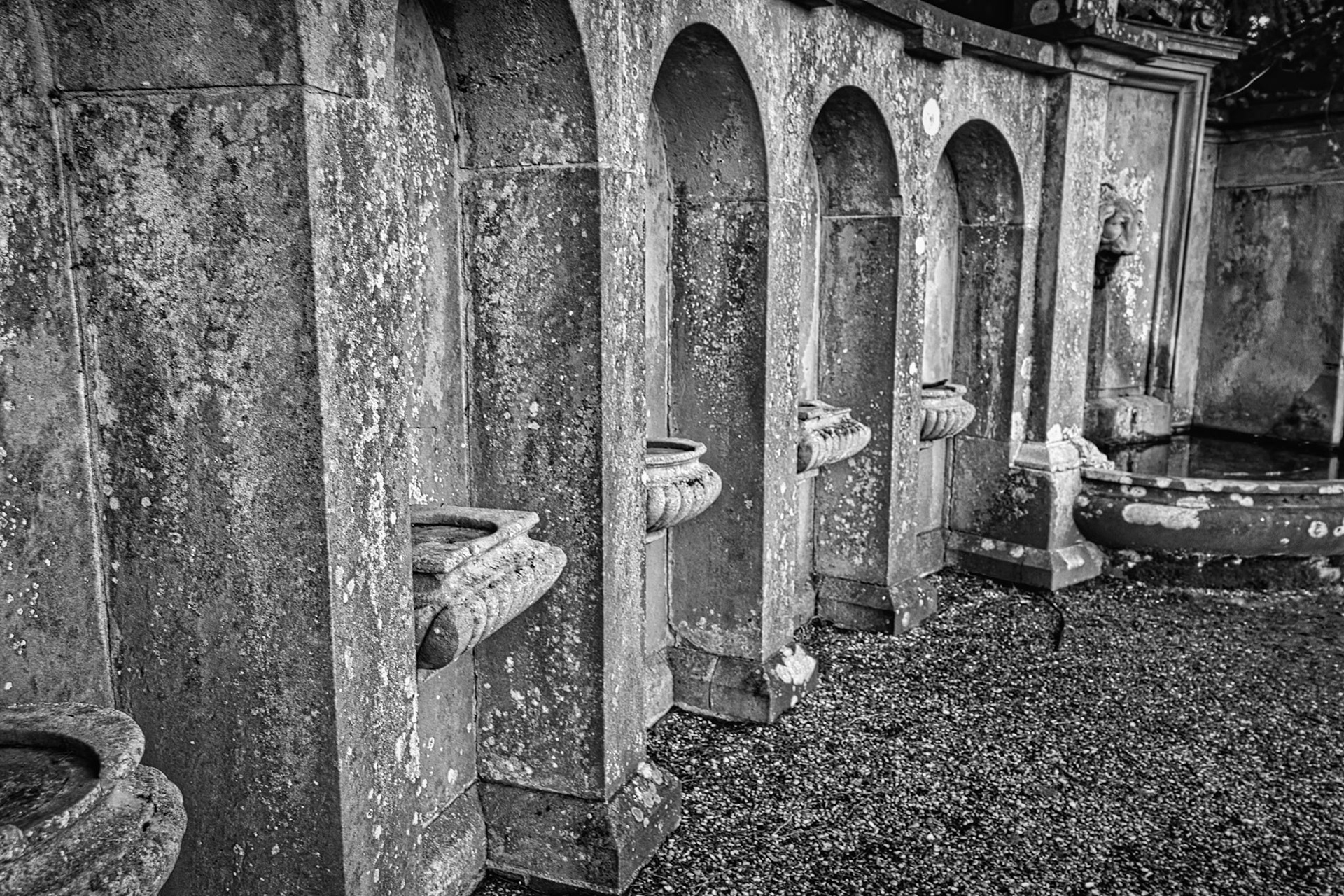 Belton House Black and White