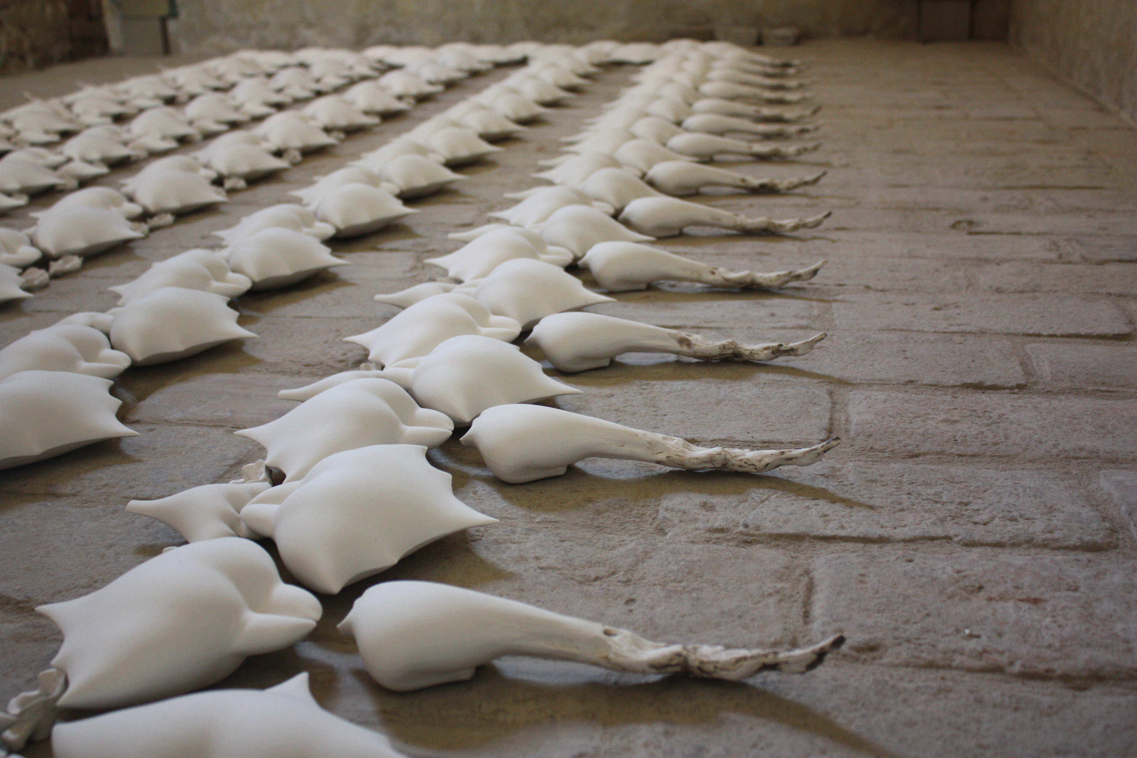 Il Tapeto detail - 2012 - porcelain oxides - 445 x 200 x 5,5