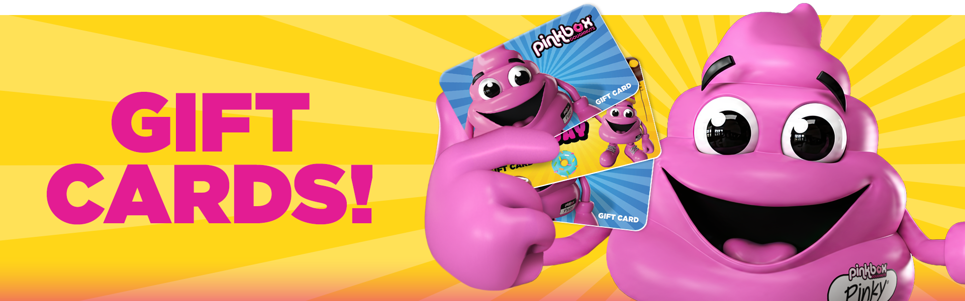 Gift Cards Website Header
