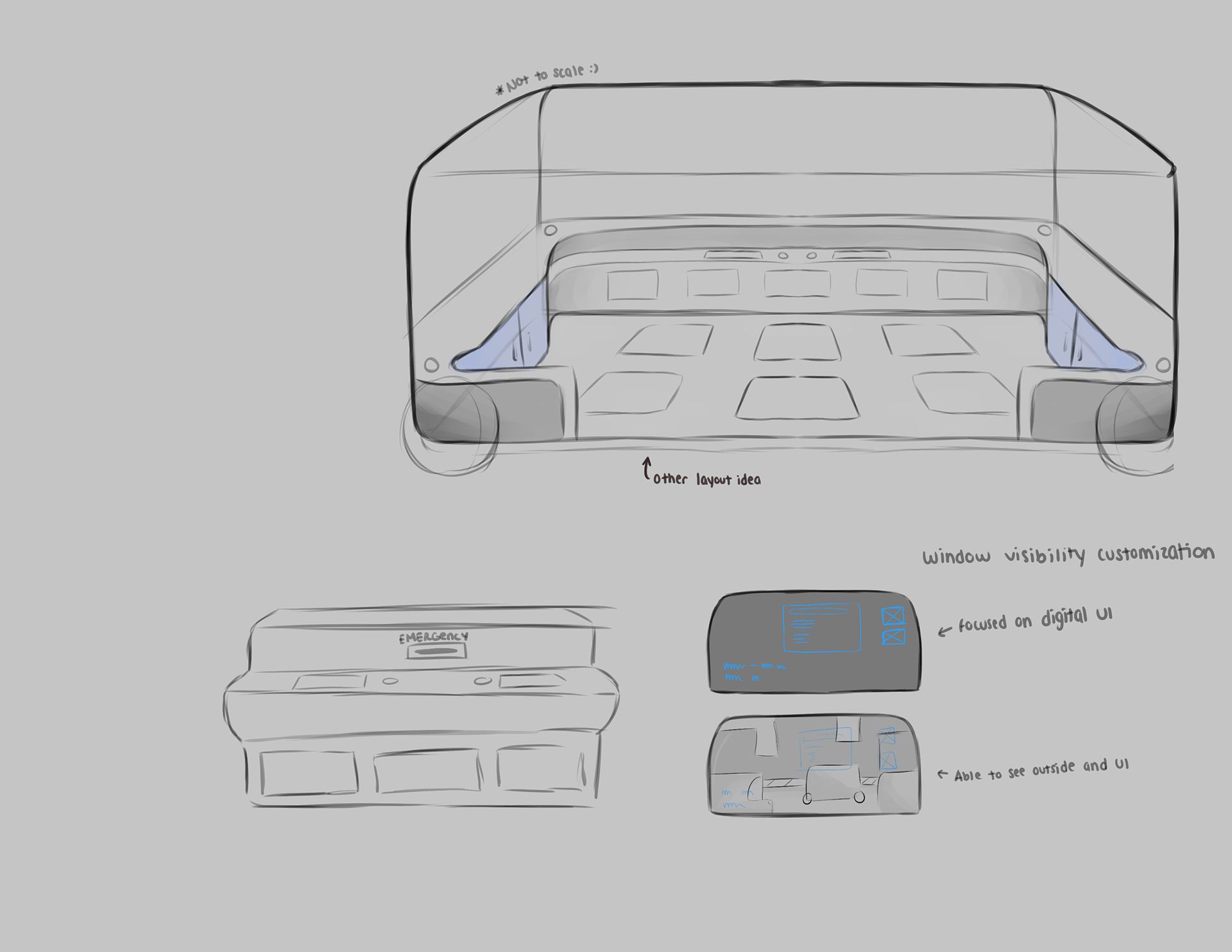 Luggage Compartment, Window Tint Visualization