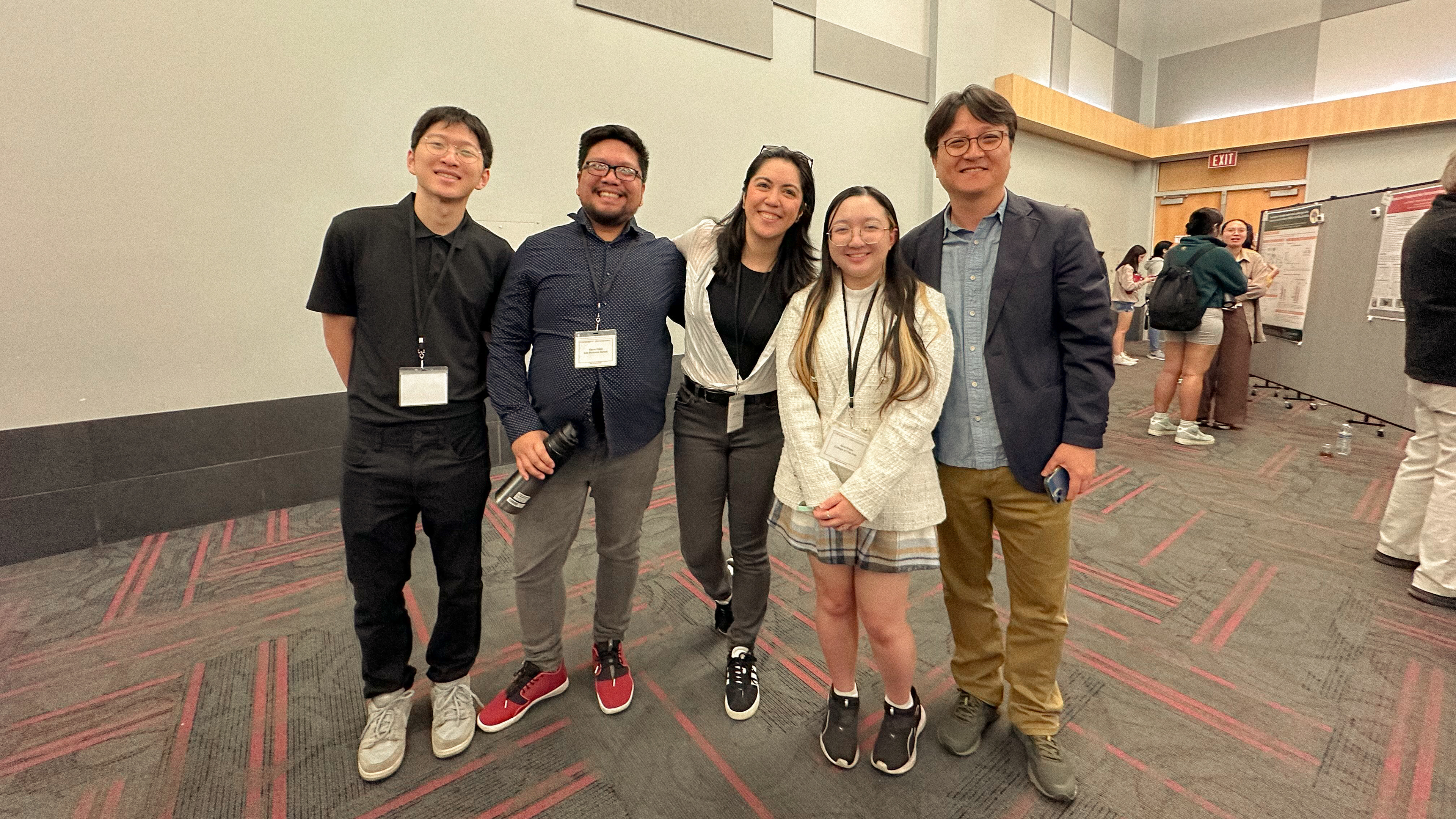 Us!!! [Left to Right: Daniel Lee, Marco Cater, Shanel Steliga, Jenel Jyl Braza, Dr. Sang-Duck Seo]