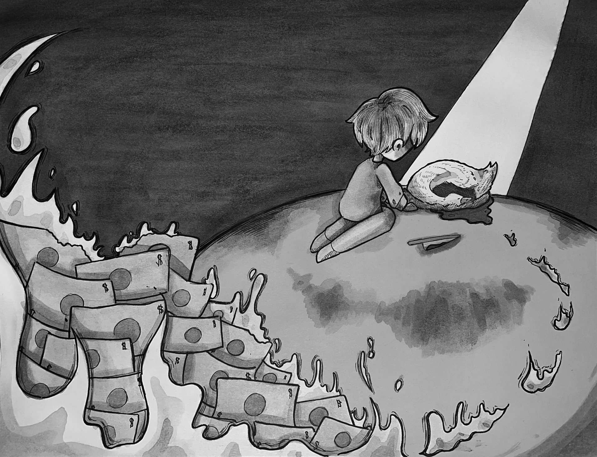 Fable Illustration | Ink