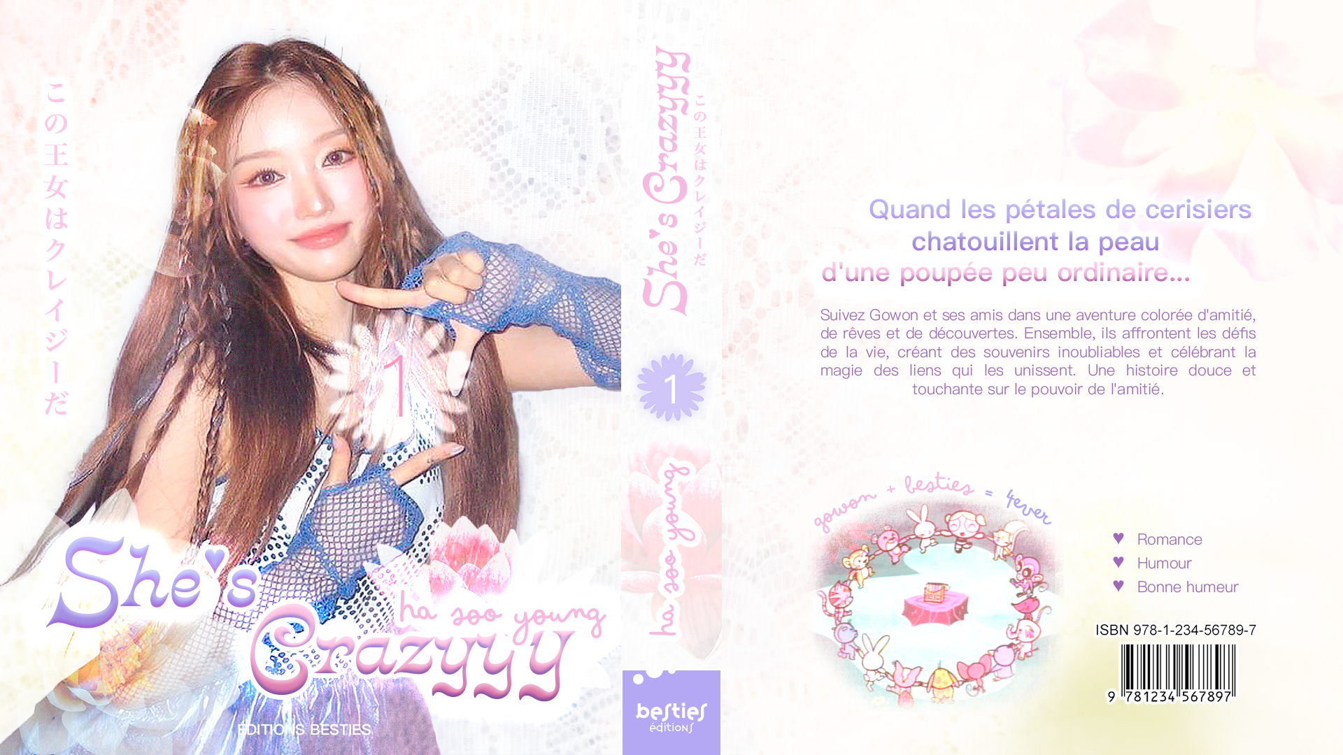 manga cover design with gowon of loossemble!