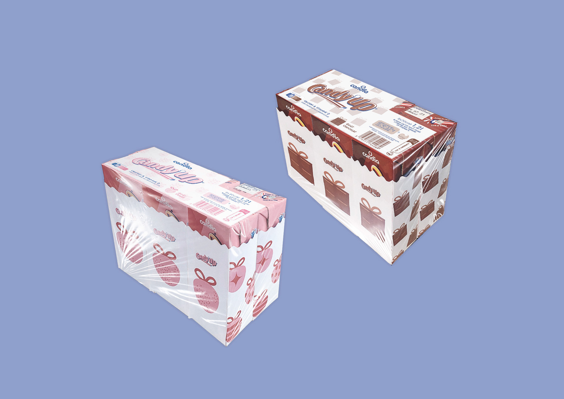 creating a christmas packaging for candy'up!