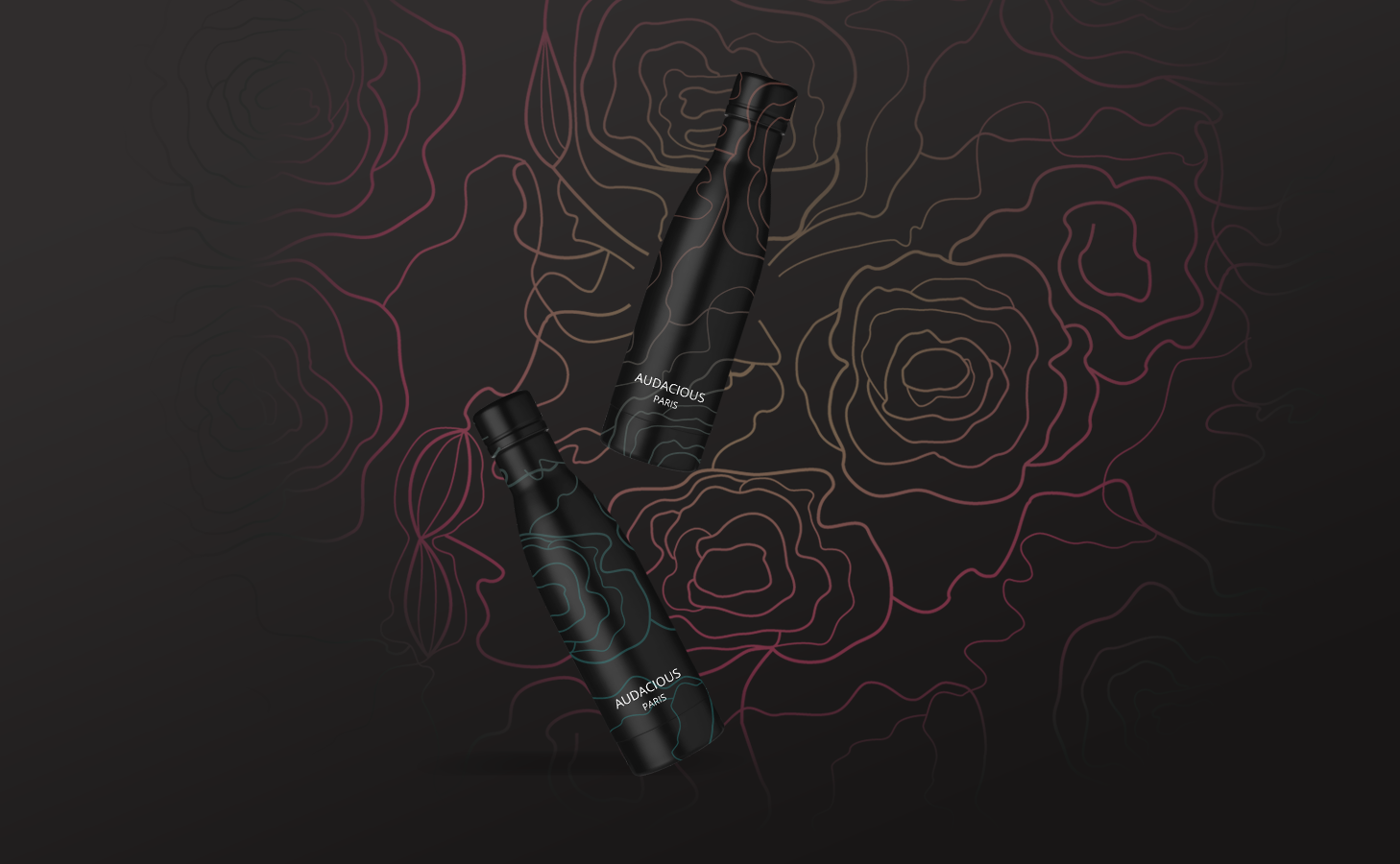 header for audacious paris / photoshop & illustrator 