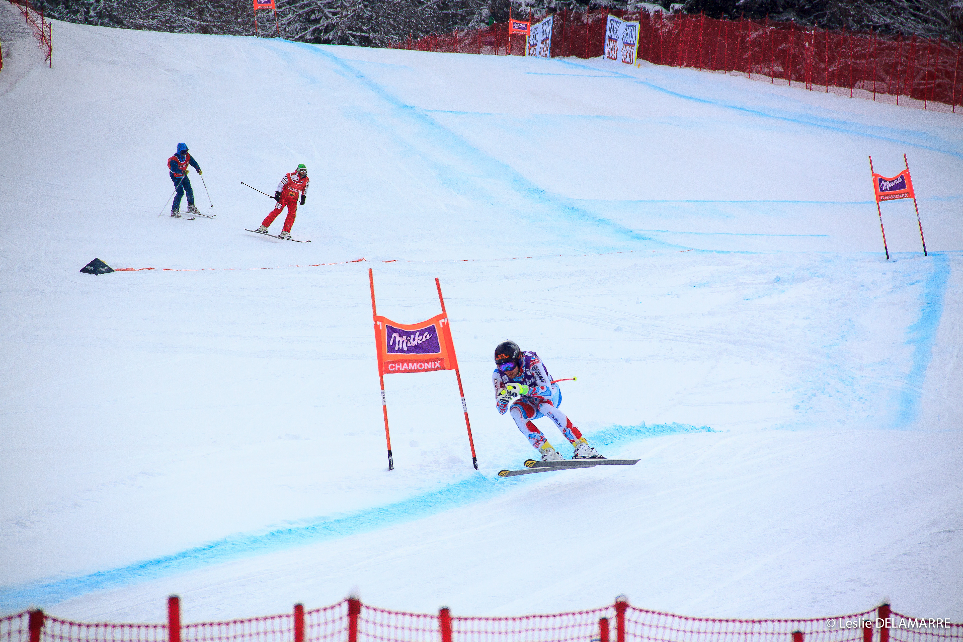 Descente du Kandahar, coupe du monde de ski 2026. Chamonix