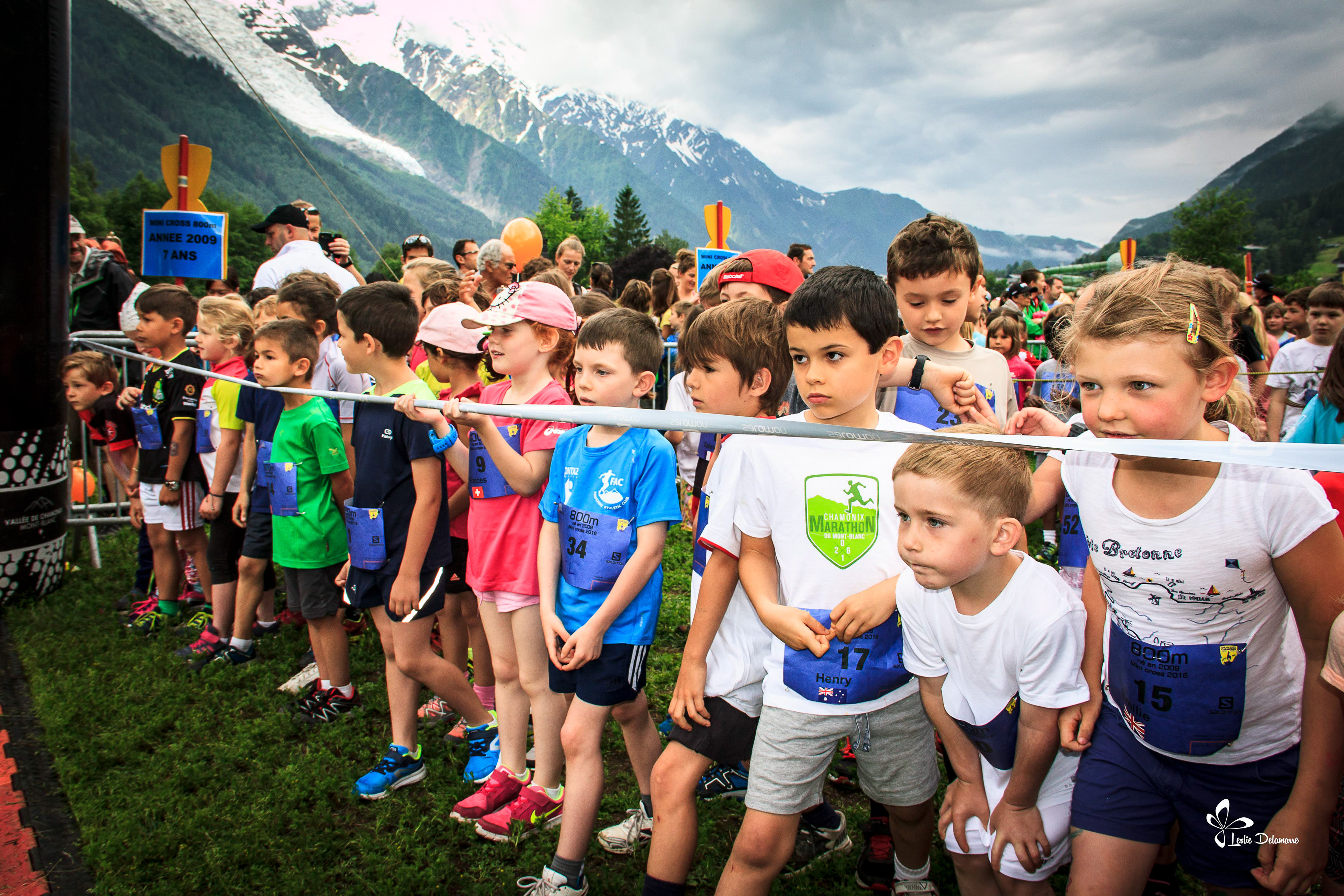 Départ du mini cross - Marathon du Mont-blanc 2016
