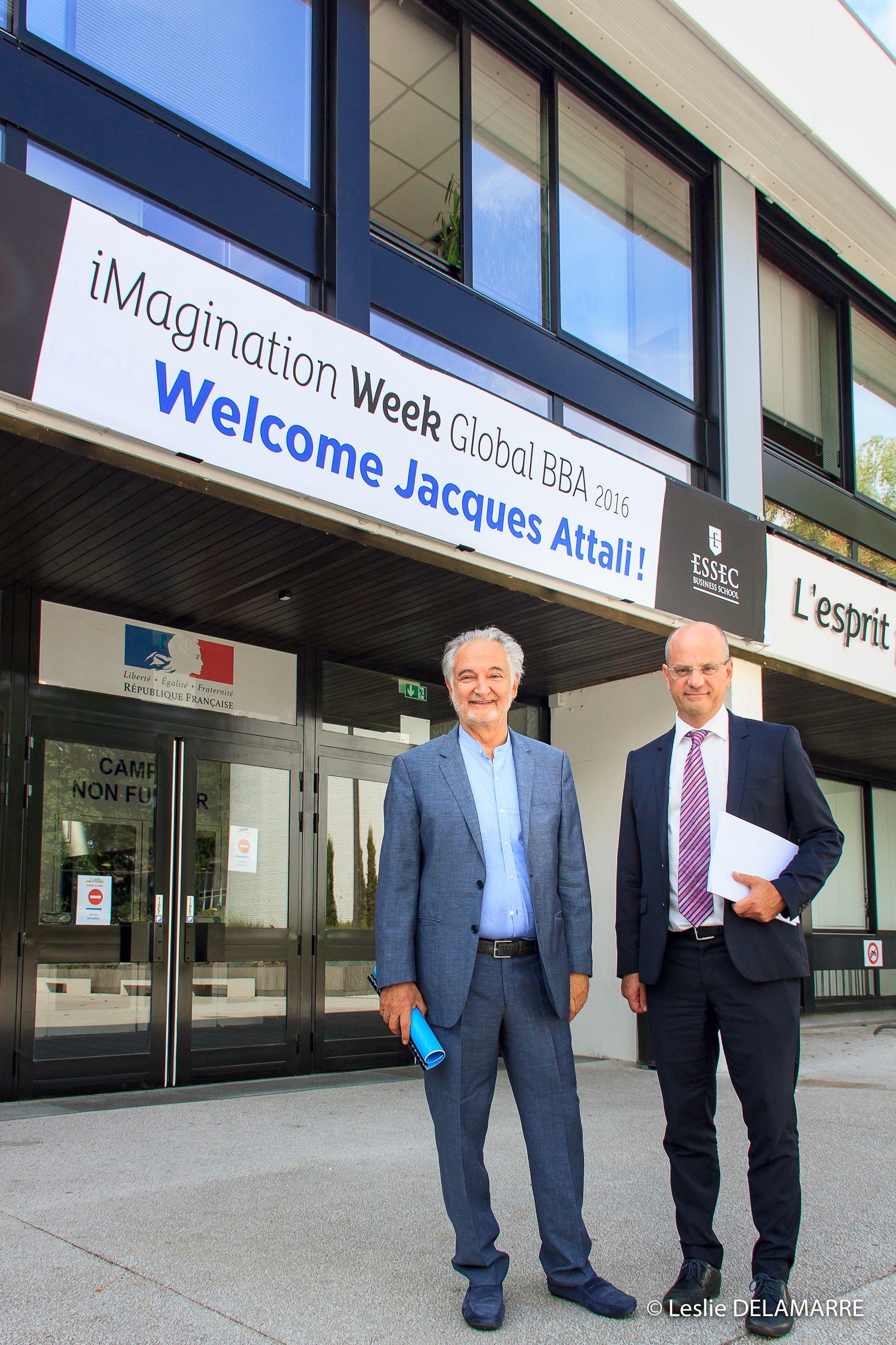 Imagination Week - Essec. Jacques Attali et Jean-Michel Blanquer
