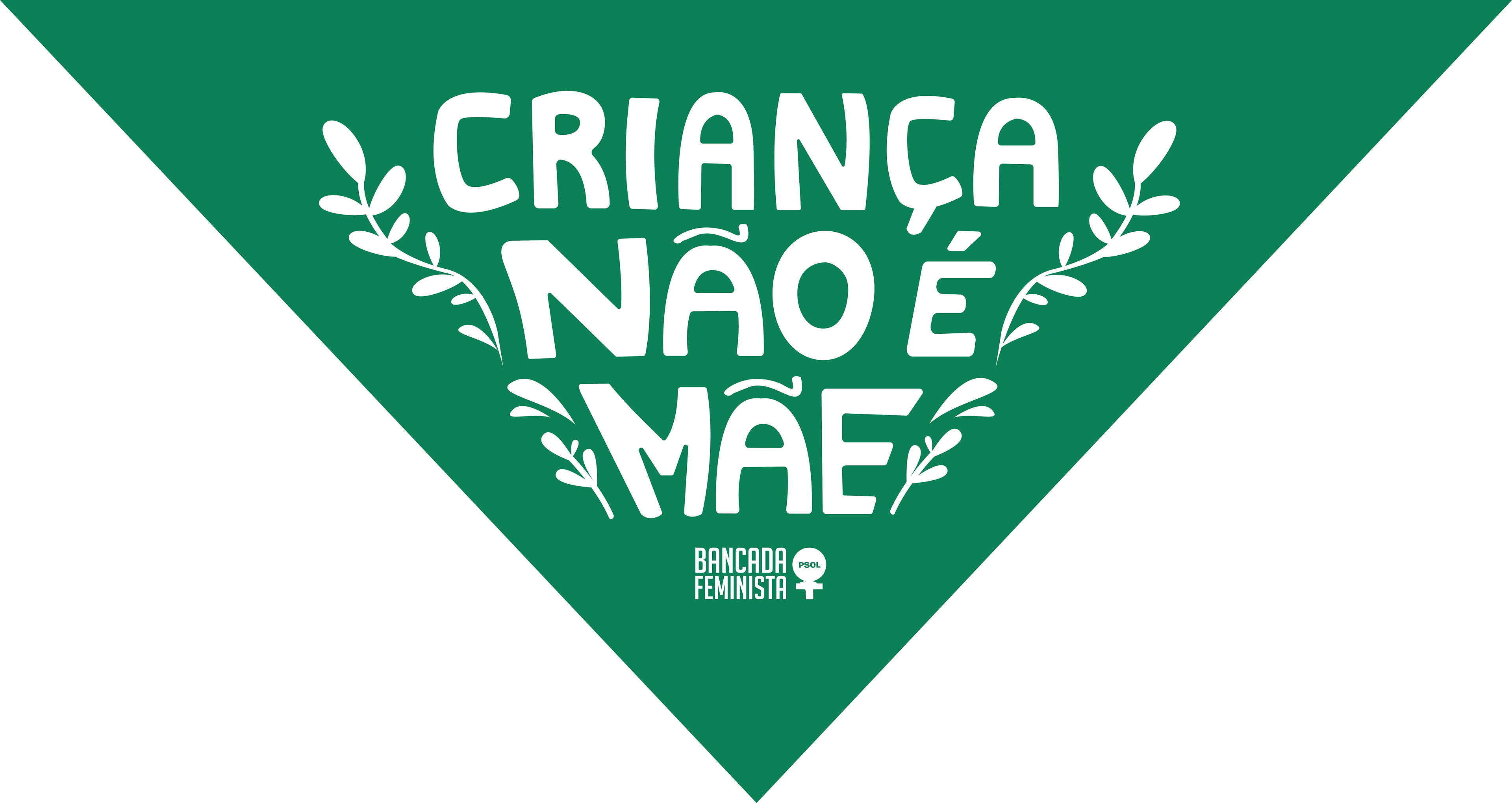 lenço verde 'criança não é mãe'