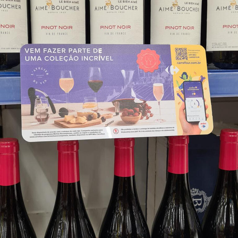 Tag de gôndola para PDV