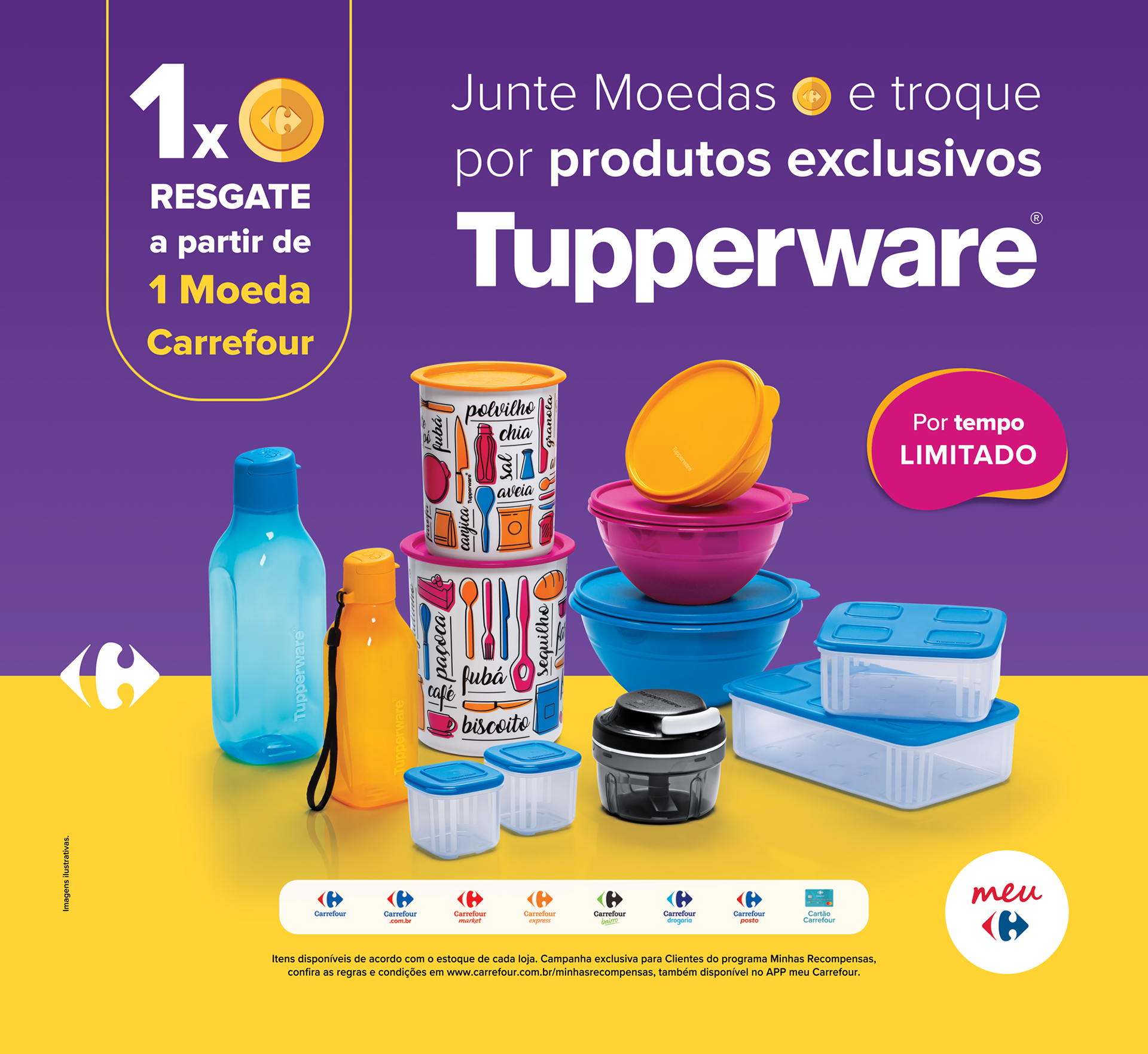 frente de base da gôndola de pdv