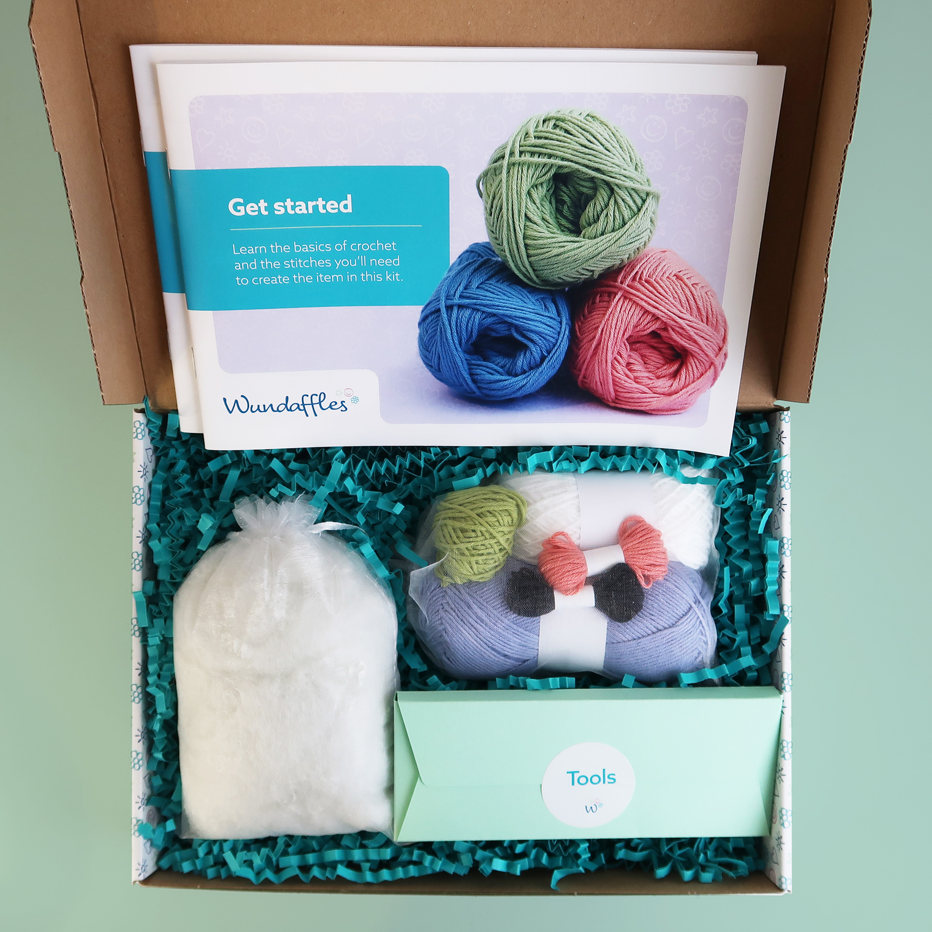 Wundaffles - Beginner crochet kits