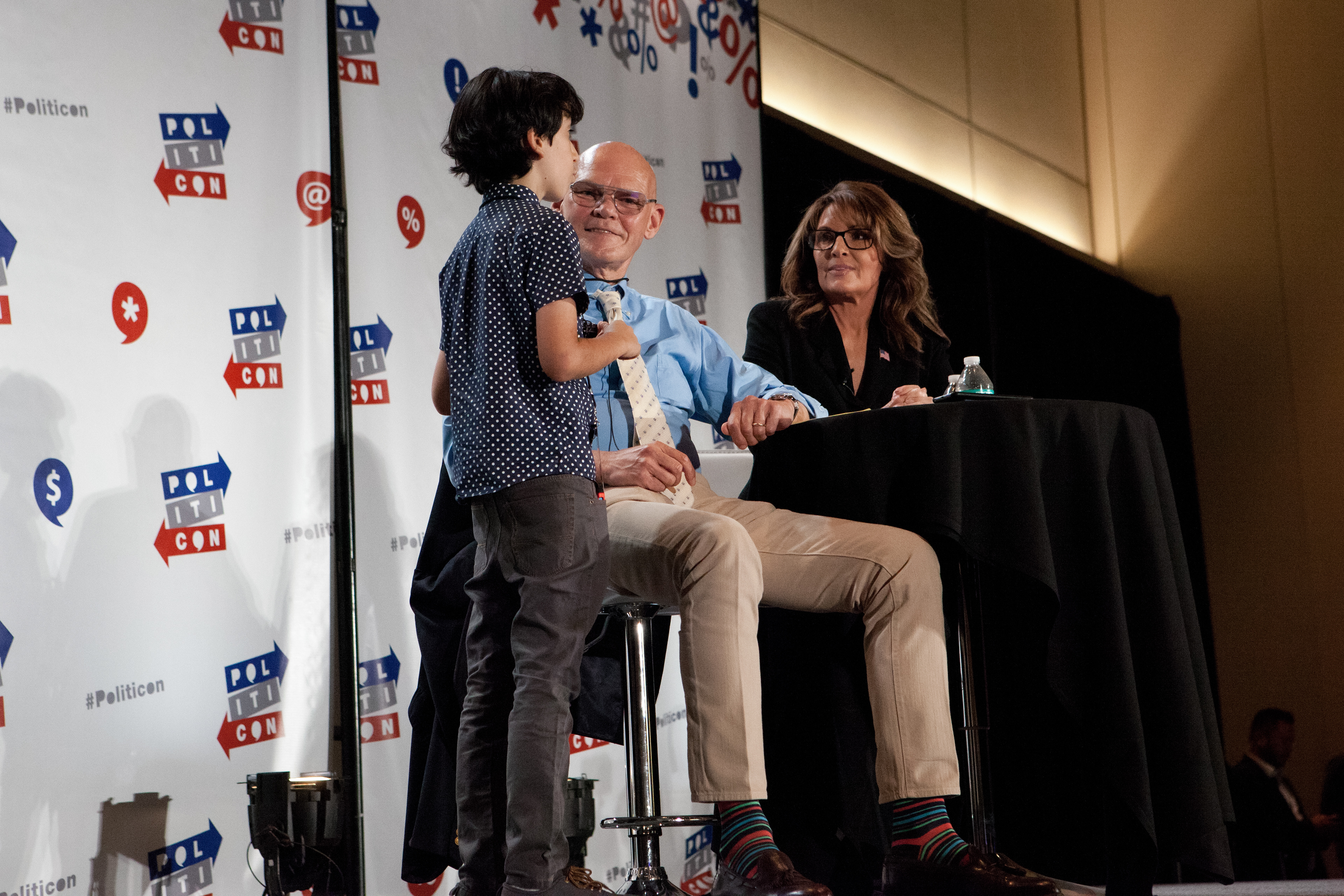 James Carville & Sarah Palin 