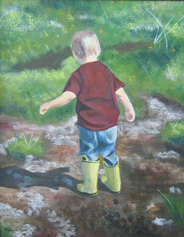 Trevor - 11x14 acrylic on canvas SOLD