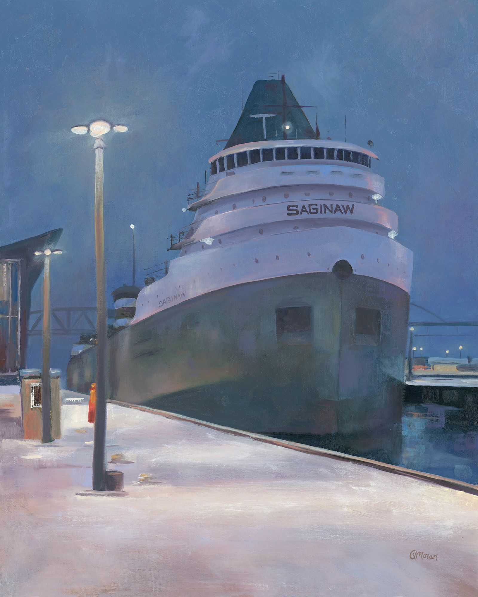 2022 Saginaw - 16x20 Oil on Linen Panel Available $680