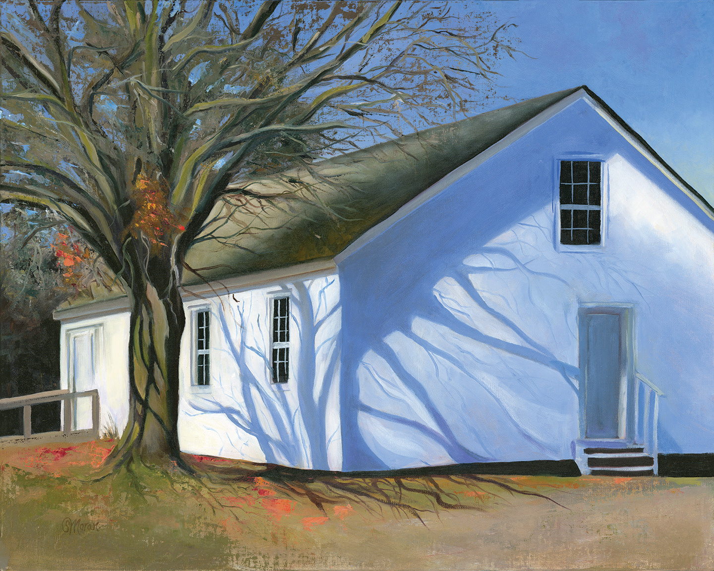 2021 John Johnston House - 20x16 Oil on Linen Panel - Available $680