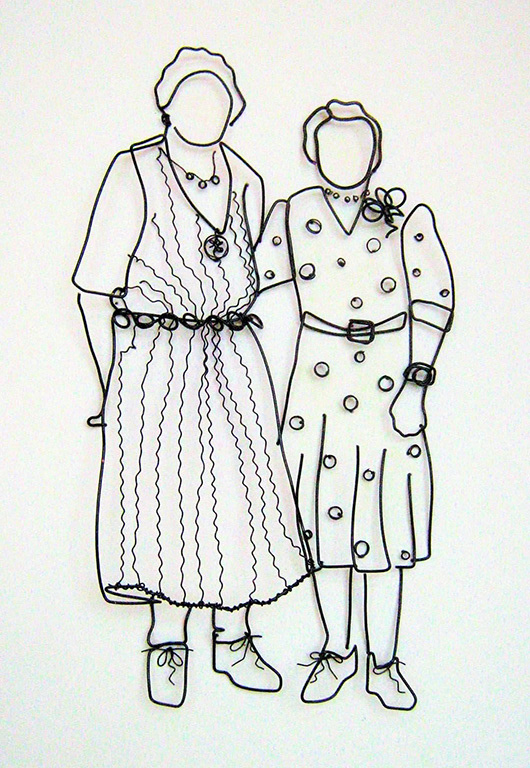 SOLD! wire on board - 11x14