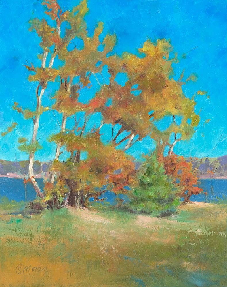 Sold - 2023 Bay Mills Tree 8x10 Oil on Linen Panel