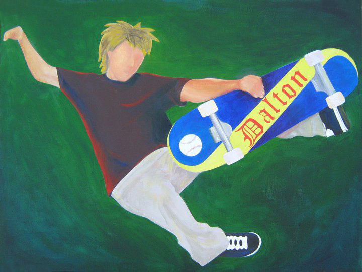 Commissioned - 16x20 acrylic on canvas