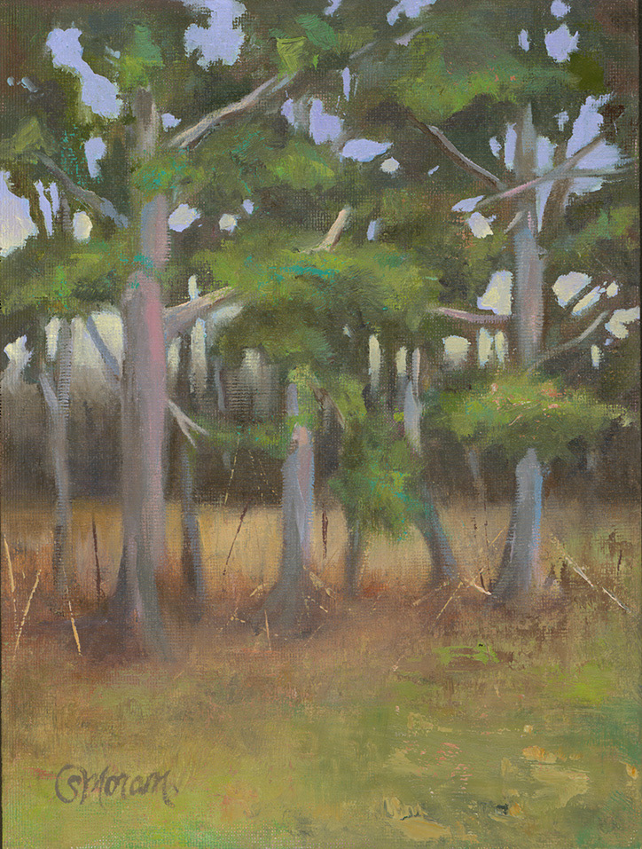 2023 Into the Woods - 6x8 Plein Air/Studio Oil on Panel