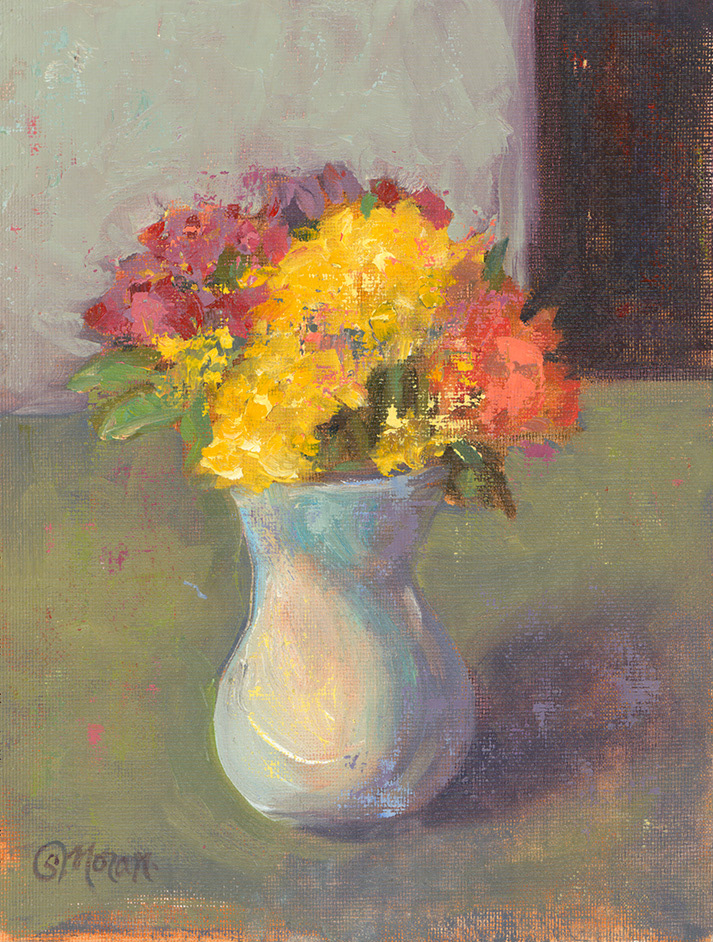 2023 SOLD! Floral #1 - 6x8 Oil on Panel