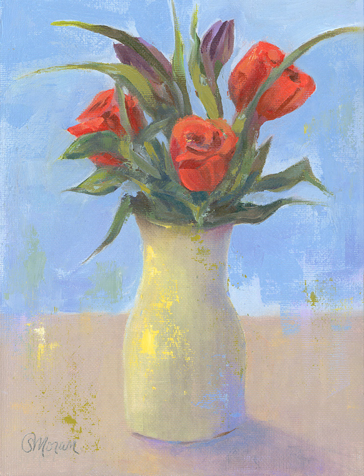 2023 SOLD! Floral #2 - 6x8 Oil on Panel