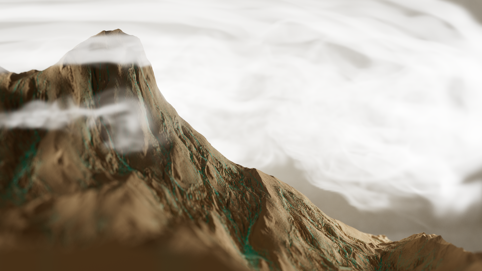 Visualization of specific attribute: Sediments with Wind