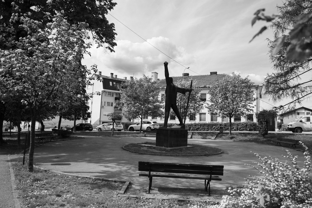 Monument to fallen fighters in WWII (Mirko Ostoja) - Vlasenica
