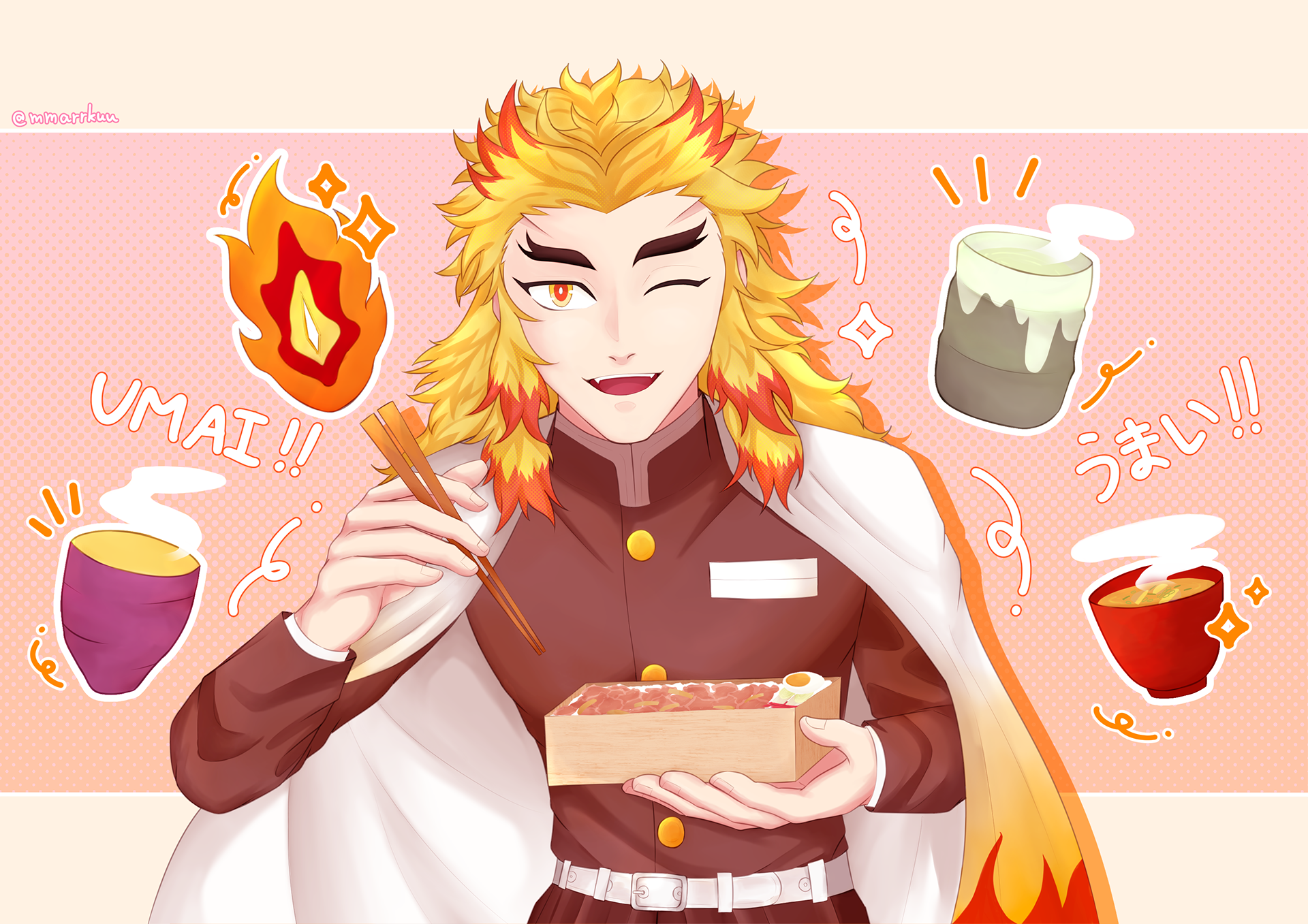 2024 Rengoku Kyojuro Birthday Illustration