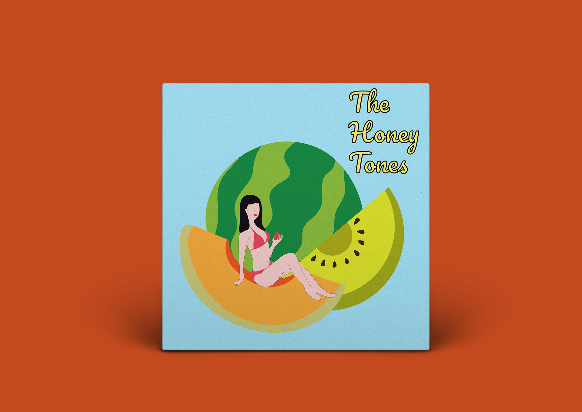 Album cover for musical group "The Honey Tones."