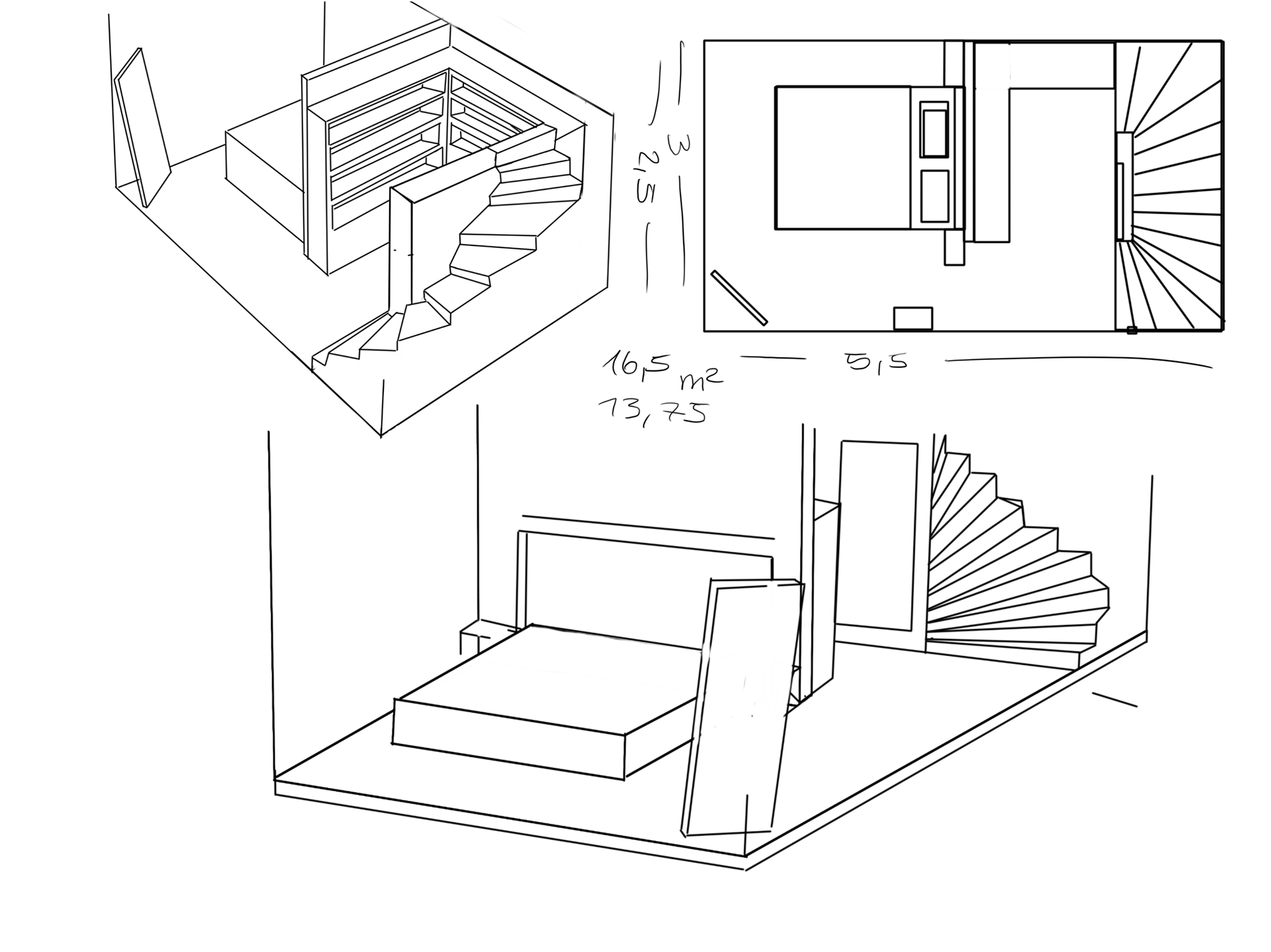 down floor