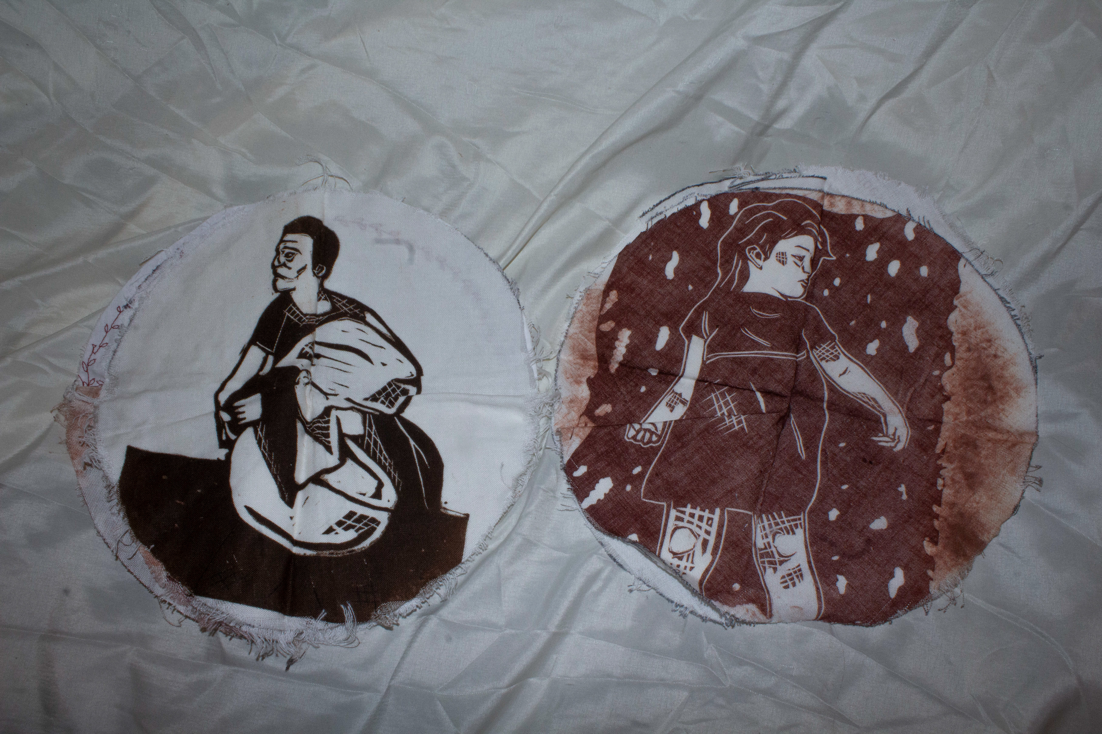 "Artist Books" 2024, Linoleum and Screen Printing
